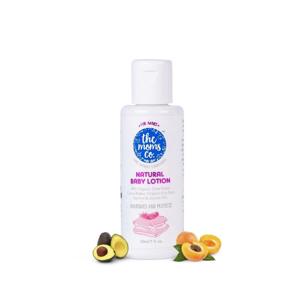 The Moms Co. Natural Baby Lotion, with Organic Apricot