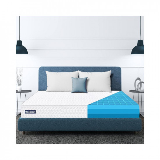 The Sleep Company SmartGRID Ortho 6 Inch Mattress King Size | AIHA Certified Medium Firm Orthopedic Mattress for Back Pain Relief | Patented Japanese SmartGRID Technology | 75x72 | 10 Years Warranty