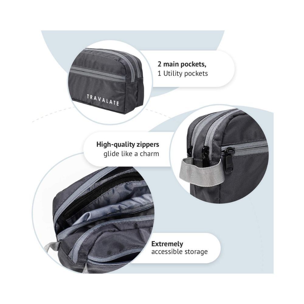 Toiletry Travel Bags Shaving Kit/Pouch/Bag for Men and Women