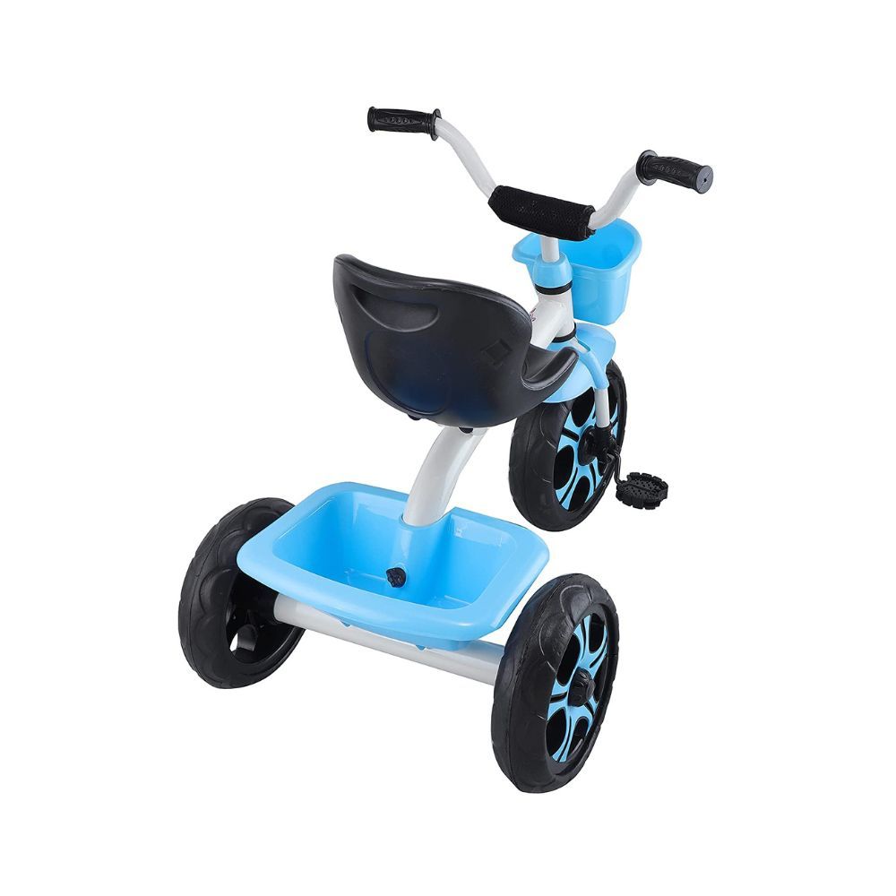 Toyzoy Comfy Lite Kids|Baby Trike|Tricycle with Dual Storage Basket for Kids|Boys|Girls Age Group 2 to 5 Years, TZ-537 (Blue)