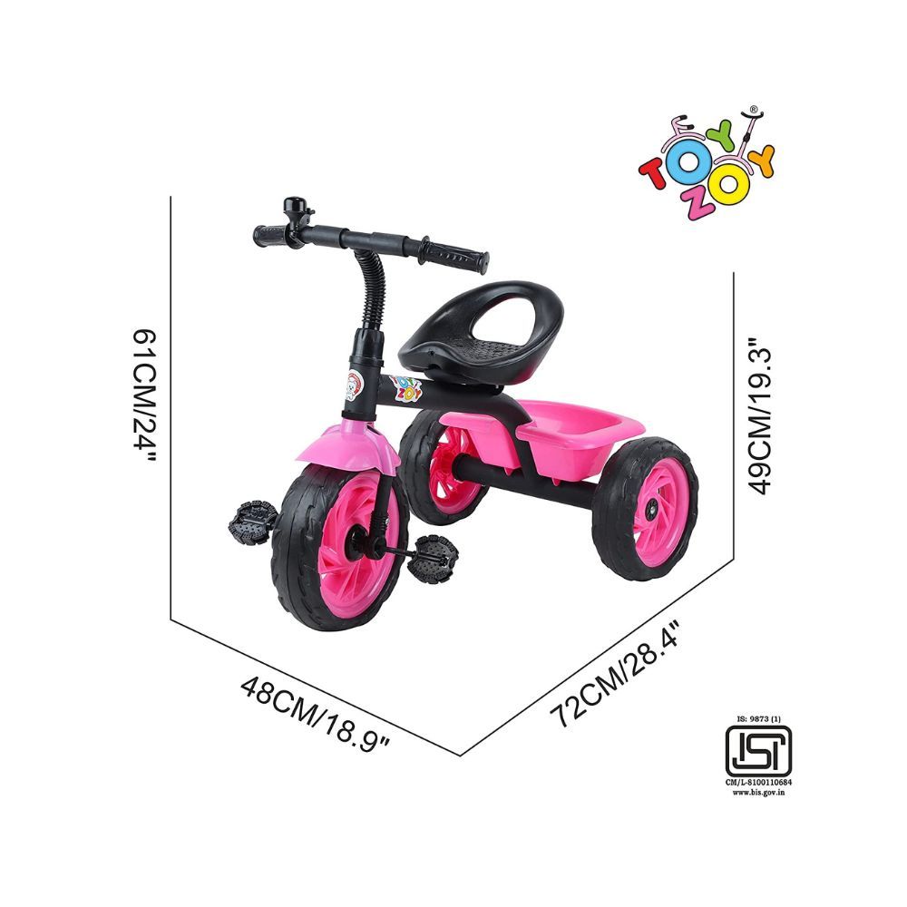 Toyzoy Maple Lite Kids|Baby Trike|Tricycle with Detachable Bell for Kids|Boys