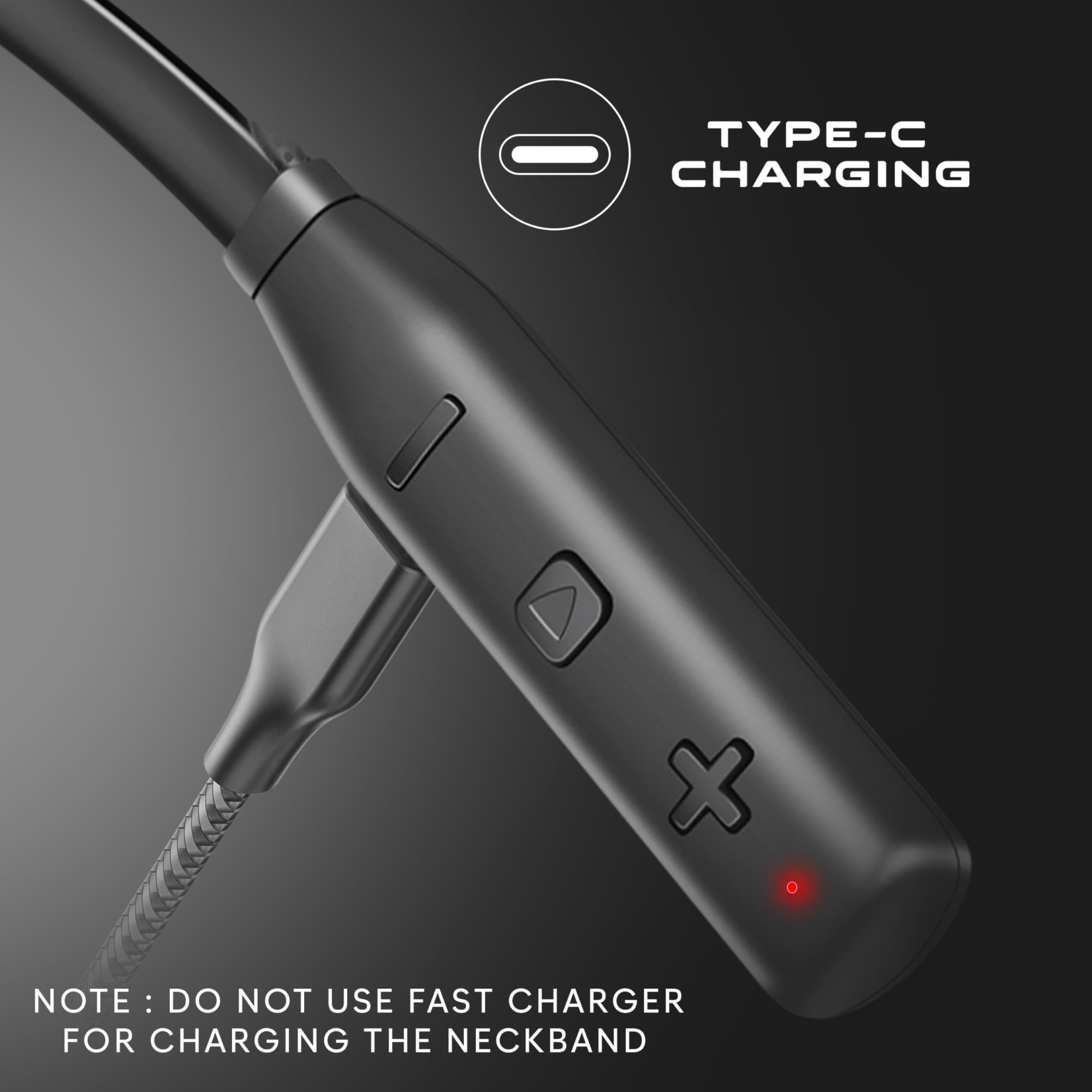 TP TROOPS Neckband Bluetooth Headphones with 55 Hours Playtime with 10mm Drivers Rich Music Experience BT 53v Type C Fast Charging Neckband In Ear Earphones  IPX4 Water Resistant Blue