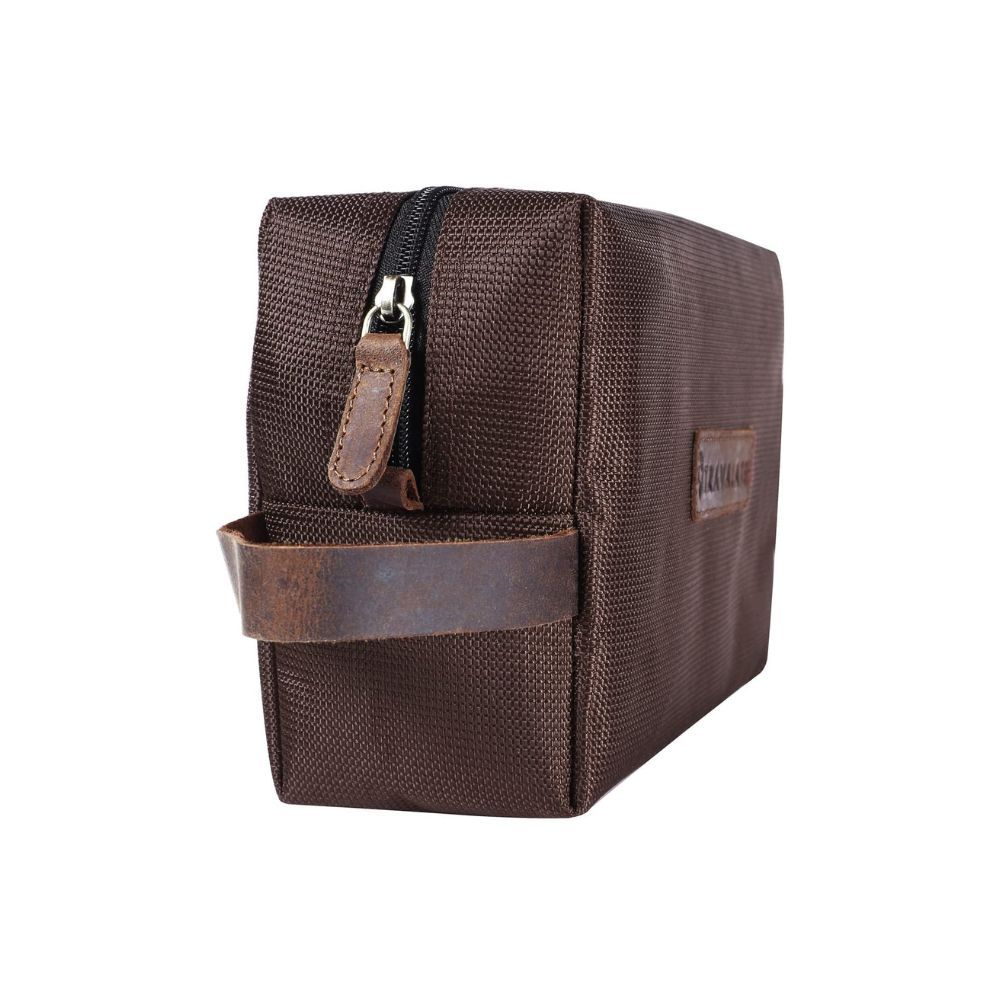 Travalate Water-Resistant Toiletry kit Leather Strap Multipurpose Travel Organizer