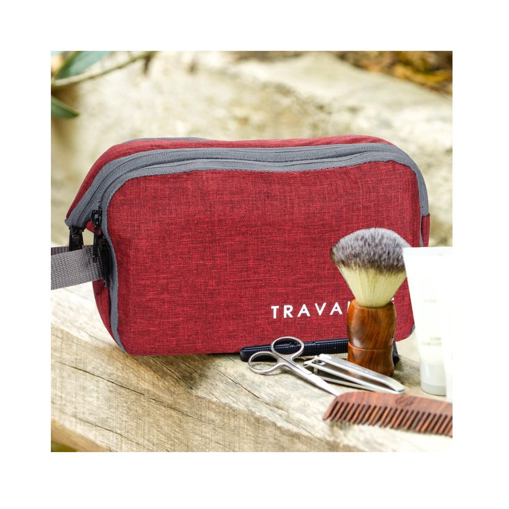 Travalate Water-Resistant Travel Toiletry Bag Shaving Kit/Pouch/Bag for Men and Women
