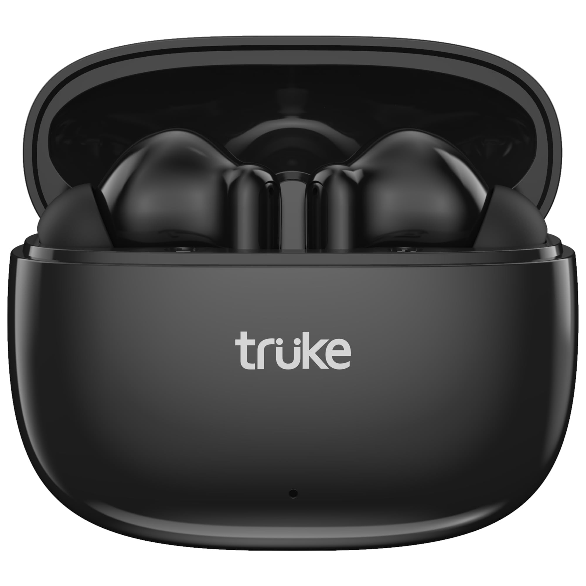 truke New Launch Buds Elite True Wireless in Ear Earbuds with 10mm Dynamic Driver 70Hrs Battery  Fast Charging EarBuds Dual-MIC ENC TWS 40ms Low Latency Gaming Buds Volume Control BT 54 Black