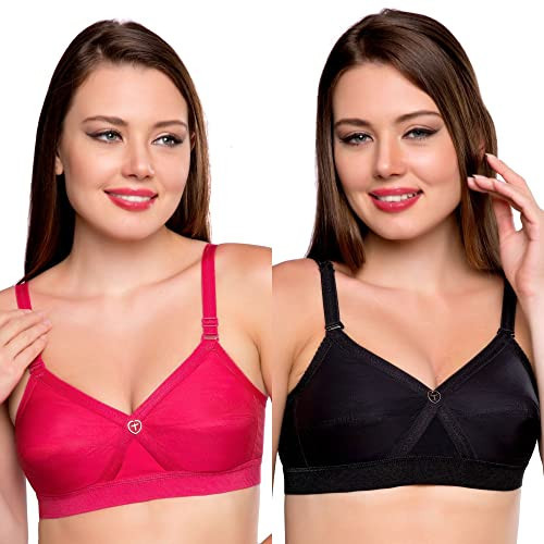 TRYLO KPL Combo Pack 32 Black & Rasberry G - Cup,Size 32G