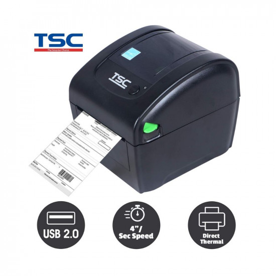 TSC DA 310 Desktop Direct Thermal Transfer 4 IPS & 300 DPI Barcode Shipping Label Printer Ideal for Seller Flex