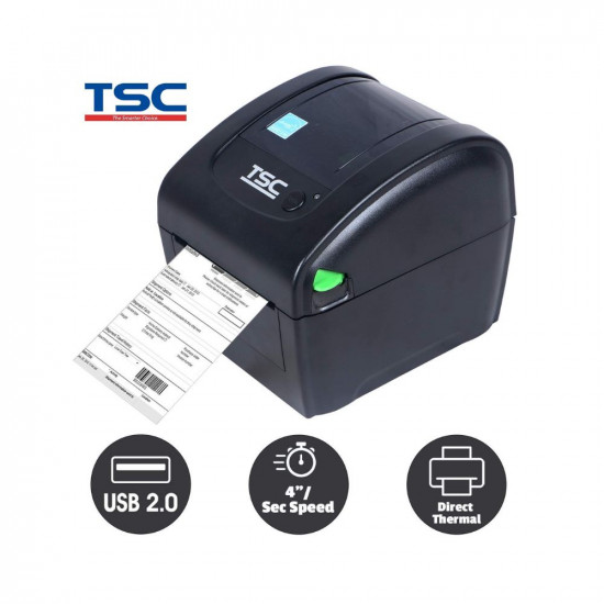 TSC DA 310 Desktop Direct Thermal Transfer 4 IPS & 300 DPI Barcode Shipping Label Printer Ideal for Seller Flex