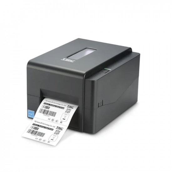 TSC TE244 Barcode Printer with One Label Roll and Ribbon Free