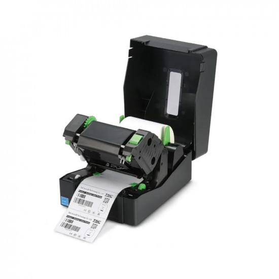TSC TE244 Barcode Printer with One Label Roll and Ribbon Free