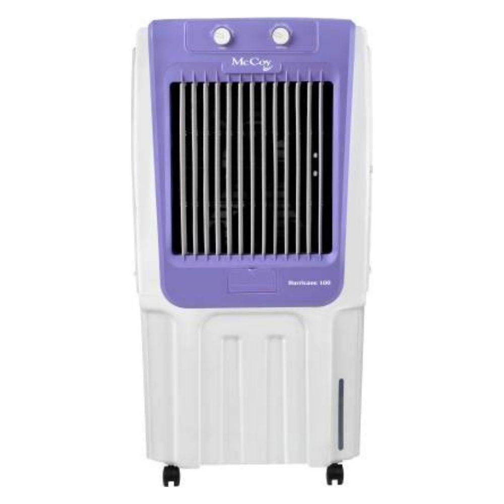 Mccoy 100 L Desert Air Cooler  (white, purple, Hurricane 100L HC)