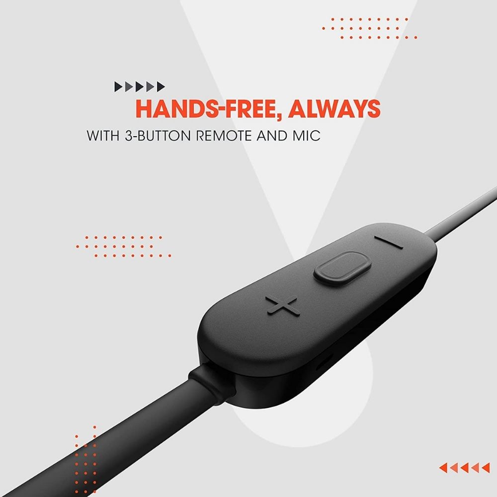 JBL Tune 215BT,  Ear Bluetooth Wireless Earphones BT 5.0 (Black)