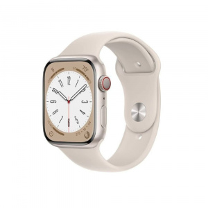 Apple Watch Series 8 [GPS + Cellular 45 mm] Smart Watch w/ Starlight