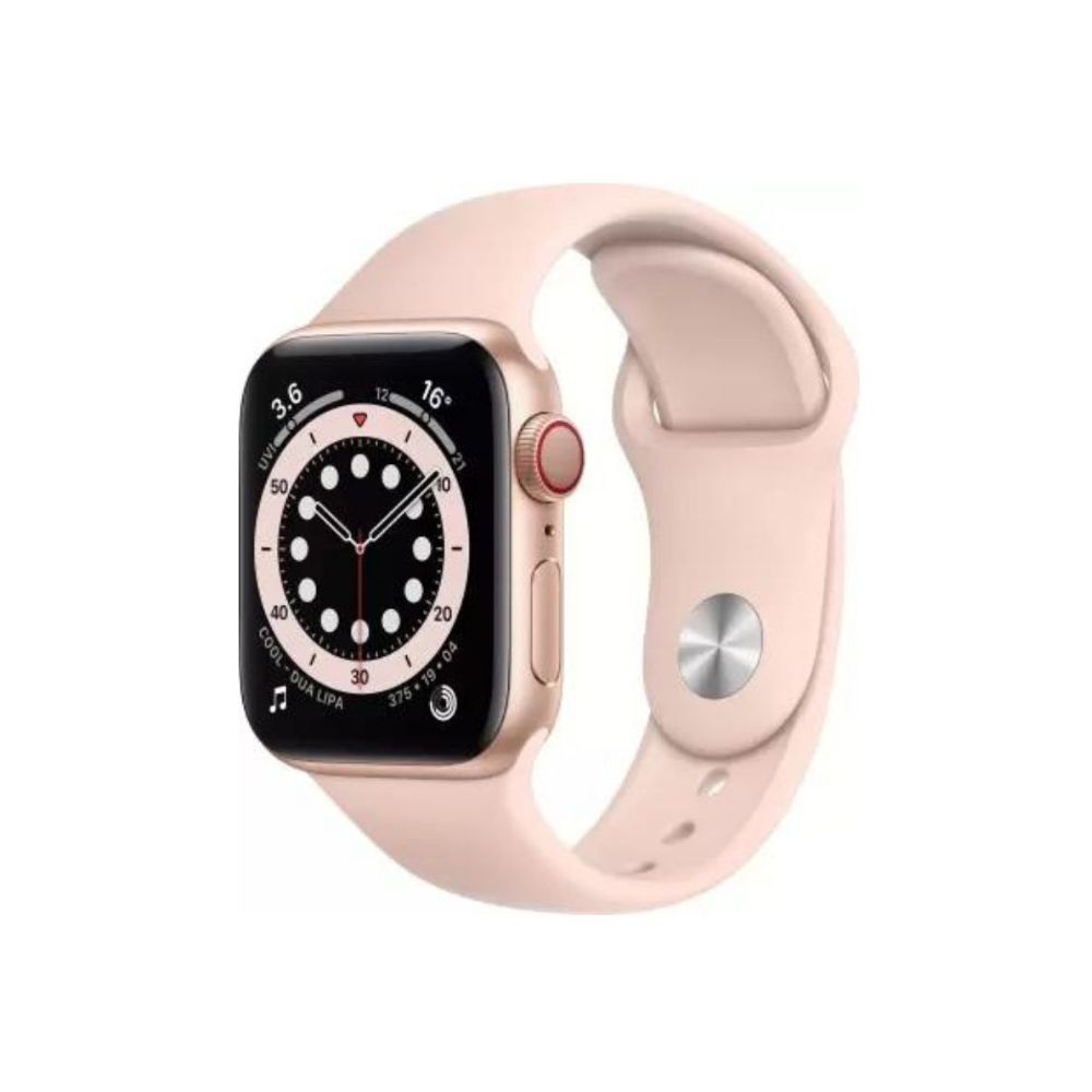 Apple Watch Series 6 GPS + Cellular M06N3HN/A 40 mm Gold Aluminium Case with Pink Sand Sport Band