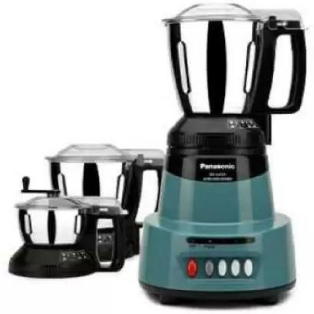 Panasonic MX - AV325 CORAL BLUE 600 Mixer Grinder (3 Jars, Blue)