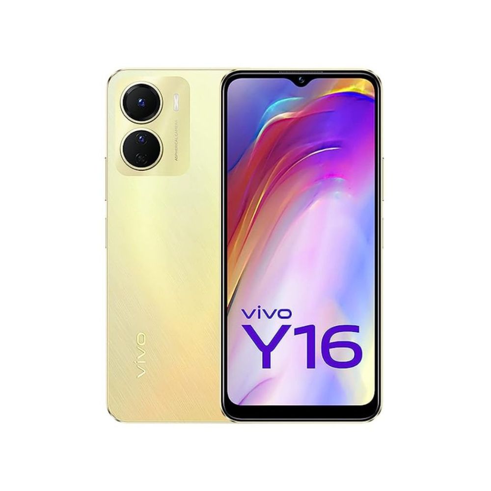 Vivo Y16 (Drizzling Gold, 3GB RAM, 32GB Storage)