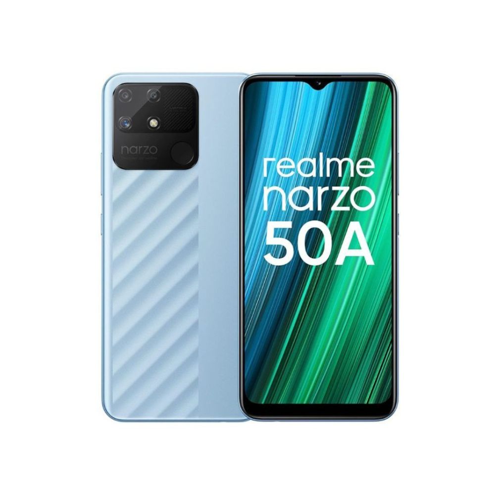 realme narzo 50A (Oxygen Blue , 4GB RAM + 64 GB Storage) Helio G85 Processor | 6000 mAh Battery