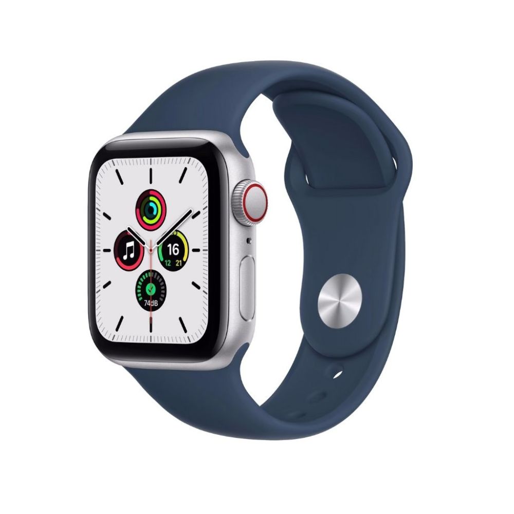 Apple Watch Smart Watch, (MKQV3HN/A, Silver/Blue Band)