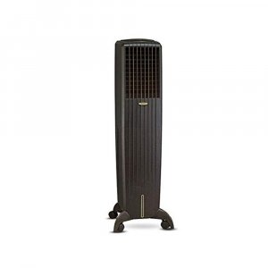 Symphony Diet 50i Tower Air Cooler with Remote, Multistage Air Purification, Honeycomb Pad - 50L, Black