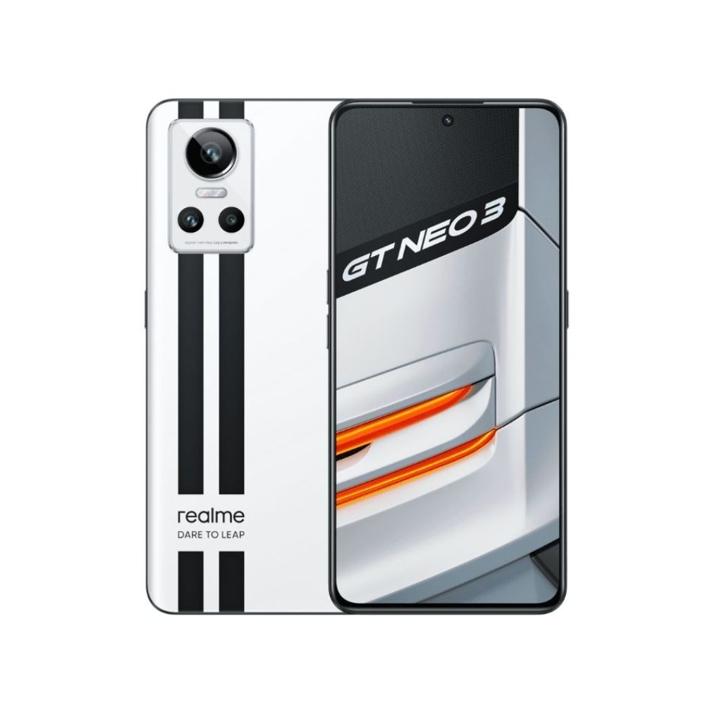 Realme GT Neo 3 5G (128GB ROM, 8GB RAM, RMX3561, Sprint White)