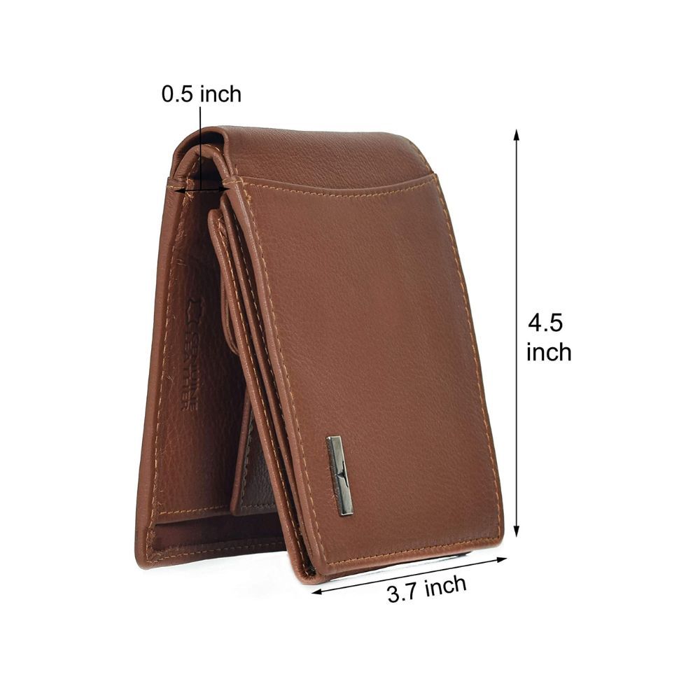 Urban Forest Oliver Redwood RFID Blocking Leather Wallet for Men