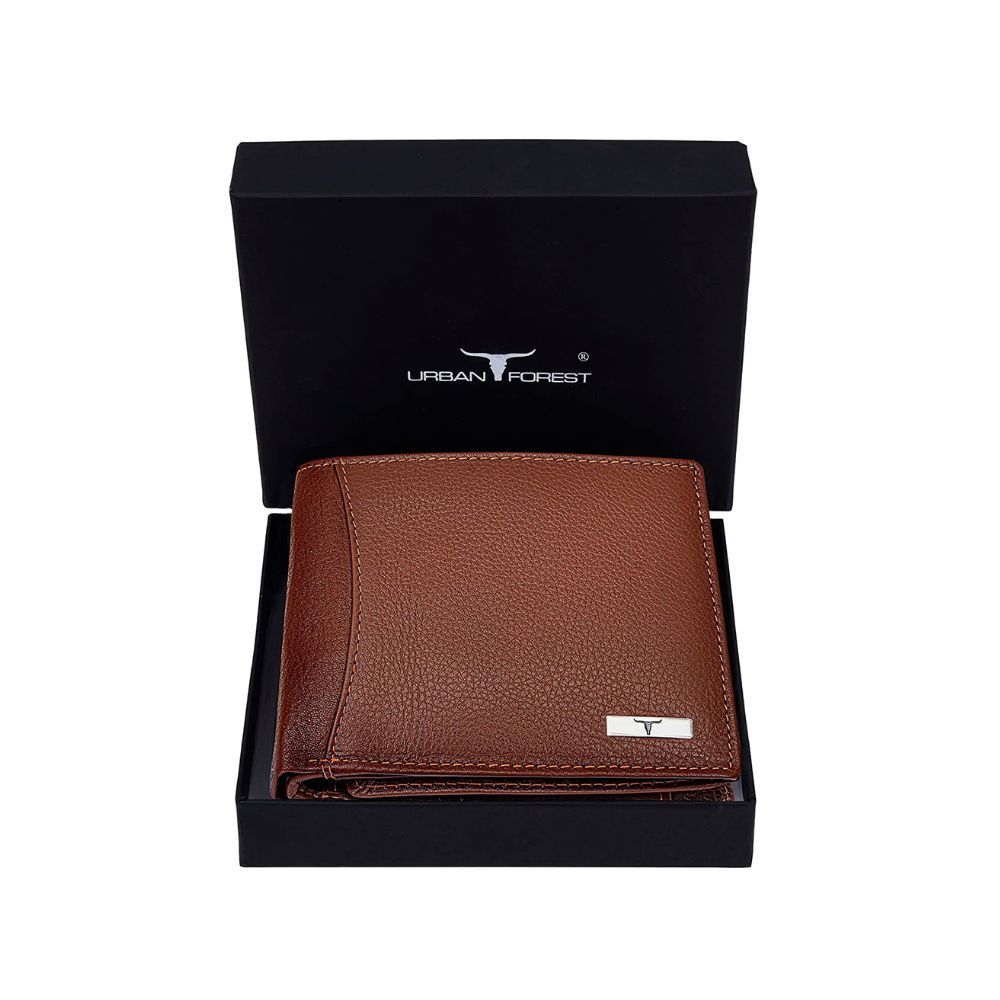Urban Forest Oliver Redwood RFID Blocking Leather Wallet for Men