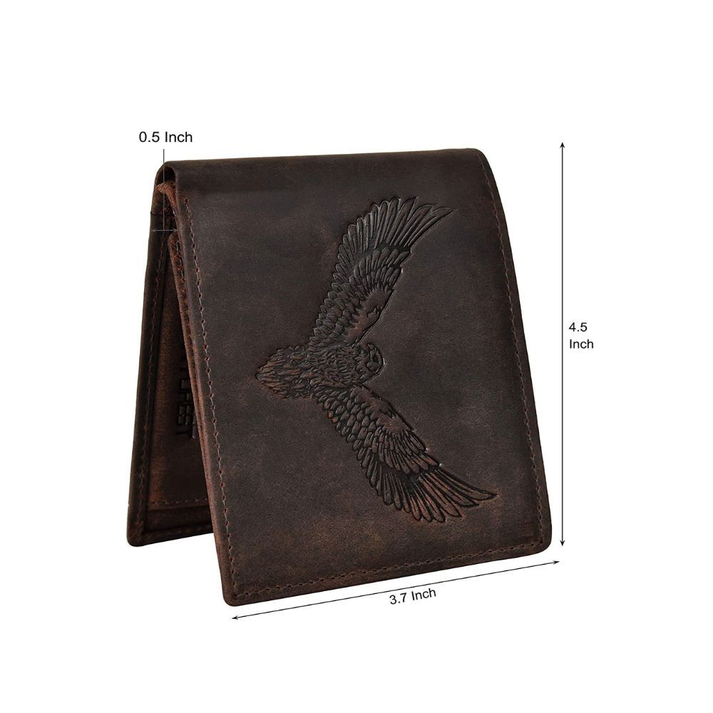 Urban Forest Zeus Vintage Brown RFID Blocking Leather Wallet for Men
