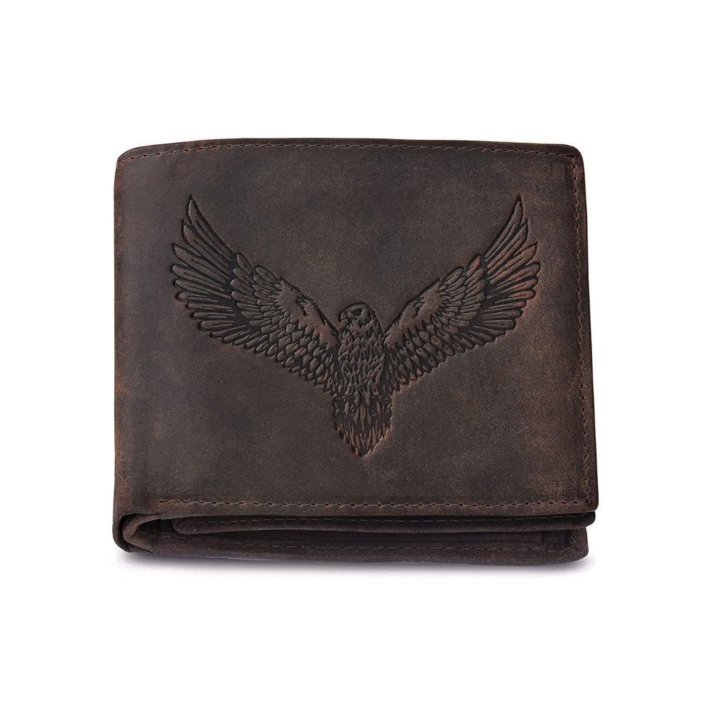 Urban Forest Zeus Vintage Brown RFID Blocking Leather Wallet for Men