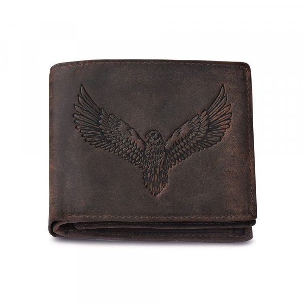 Urban Forest Zeus Vintage Brown RFID Blocking Leather Wallet for Men