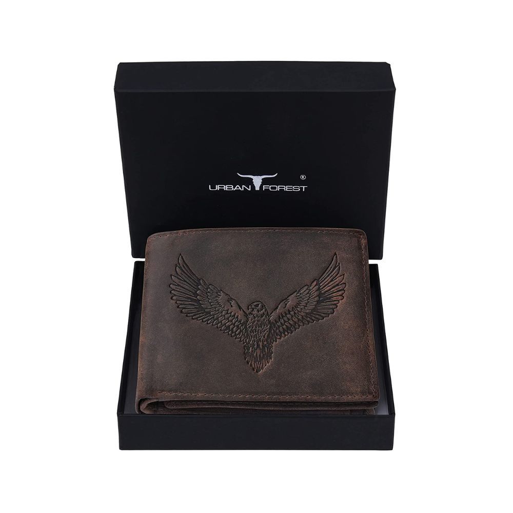Urban Forest Zeus Vintage Brown RFID Blocking Leather Wallet for Men