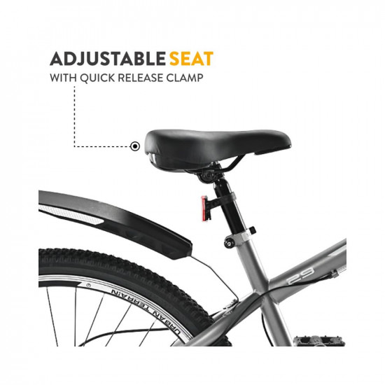 Urban Terrain Mutant 29T Grey,Steel Mountain Cycle with 21 Shimano Gear and PAN India Free Installation Services, Cycling Event