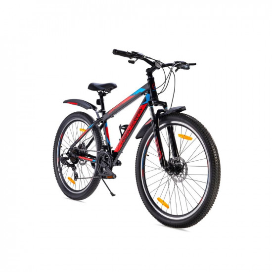 Urban Terrain UT2000 Steel MTB 27.5 Mountain Cycle with 21 Shimano Gear with Mudguard Accessories, Pan India Installation and cultsport App Tracking (Frame Size: 16 Inches) Ideal for Unisex Adult