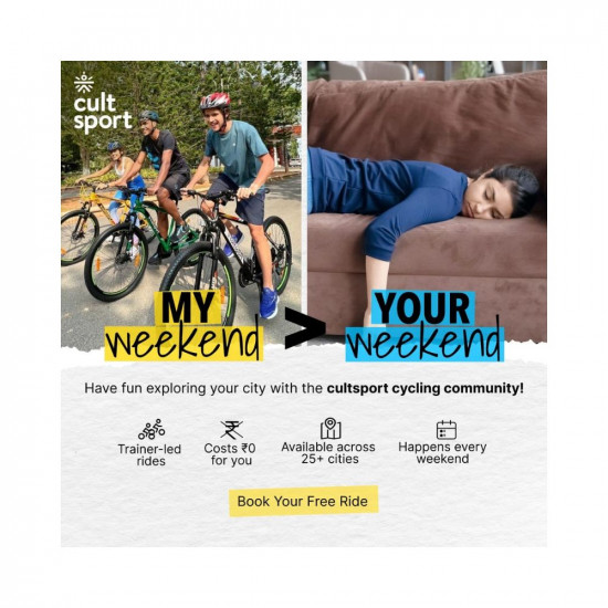 Urban Terrain UT5001S27.5 Bolt Steel MTB 27.5T Mountain Cycle - Disc Brake with Free Cycling Event and cultsport App Tracking (17.5 Inches Frame, Ideal for Unisex)