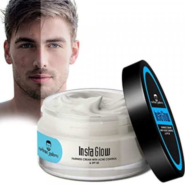 UrbanGabru Insta Glow Fairness Cream with Anti pimple and SPF 50 - No Parabens or Sulphates 50g