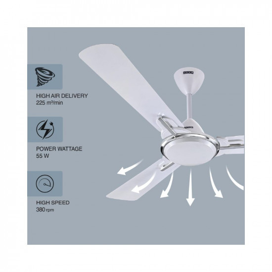 USHA Striker One 1200mm Energy Saving High Speed Decorative Ceiling Fan