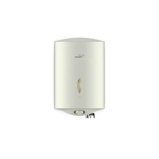 V-Guard Victo 25 Litre Water Heater with Free PAN India Installation & Free Inlet Outlet Connection Pipes (BEE 5 Star Rated), White (25 Litre)