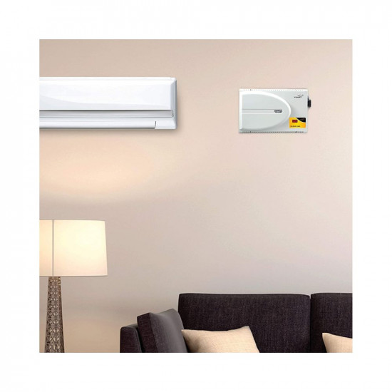 V-Guard VWR 400 Voltage Stabilizer for AC I Up to 1.5 Ton I Working Range: 130V-300V - Grey