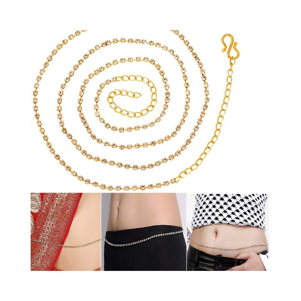 Vama Fashions Belly Body Hip Chain Waist Belt for Girls & Kamarband Kamar patta for Women