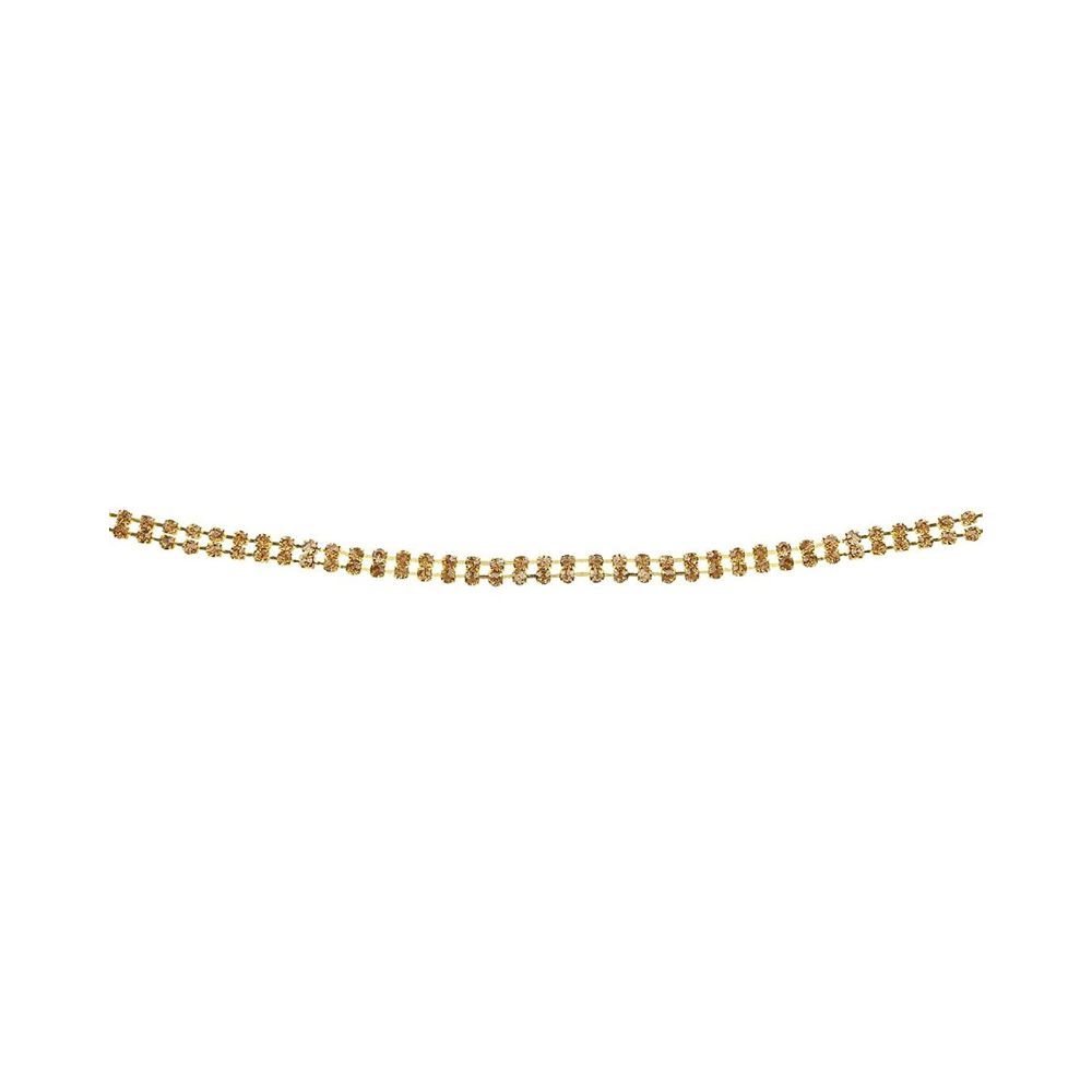 VAMA Fashions Gold Plated 2 Line Belly Body Hip Chain Waist Belt kamarband for Girls & Women