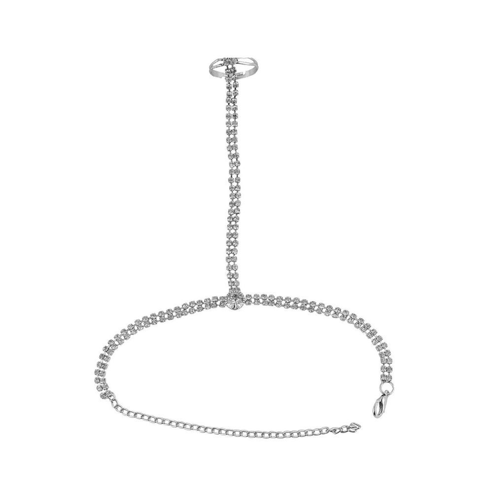VAMA Fashions Gold Plated Hand Bracelet Chain