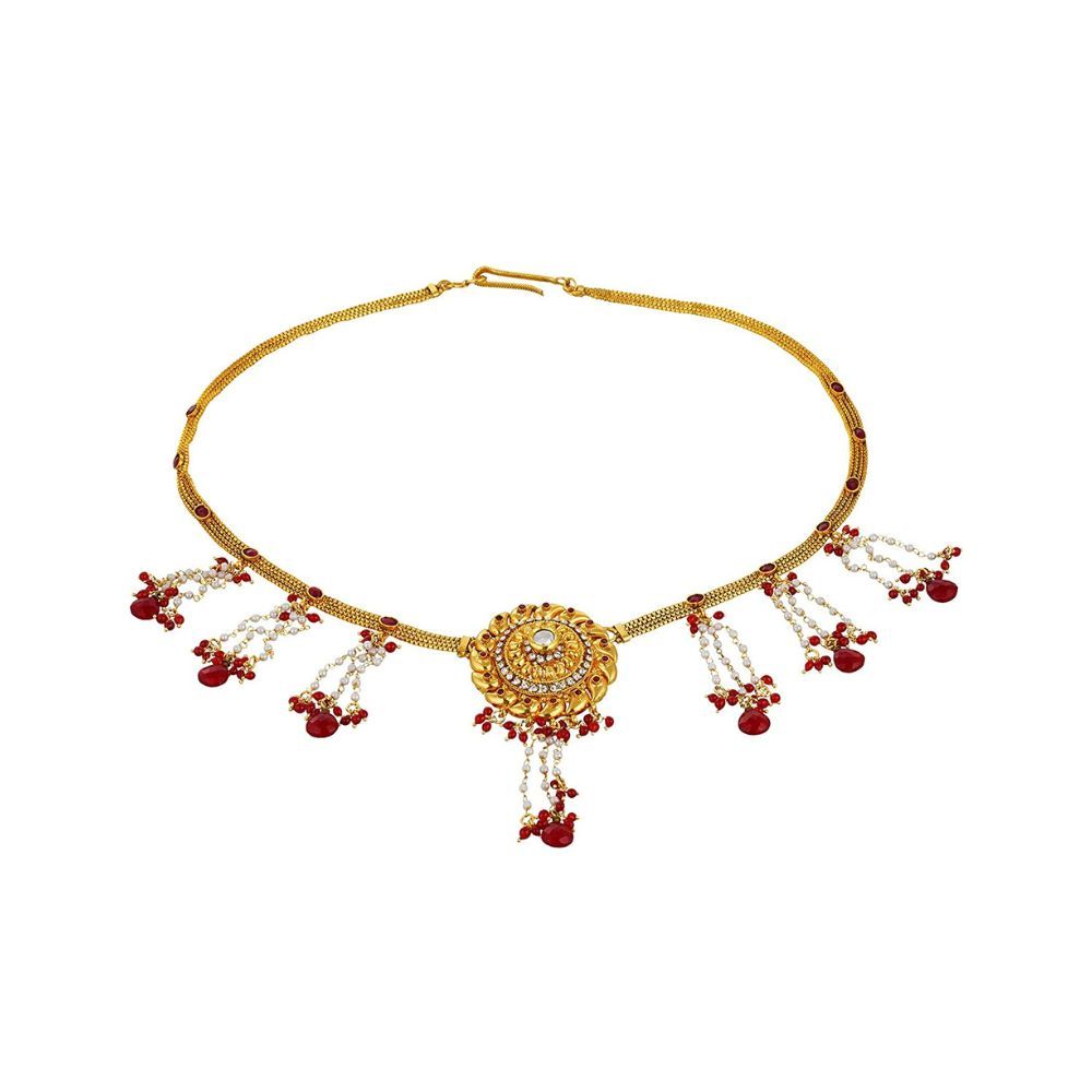 Vama Fashions Traditional Gold Plated Kamar Patta/KamarBand/Waist Belt.