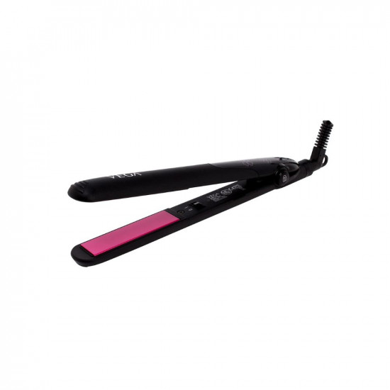 VEGA Adore Hair Straightener with Ceramic Coated Plates & Quick Heat-Up (VHSH-18), Color May Vary, (Made In India)