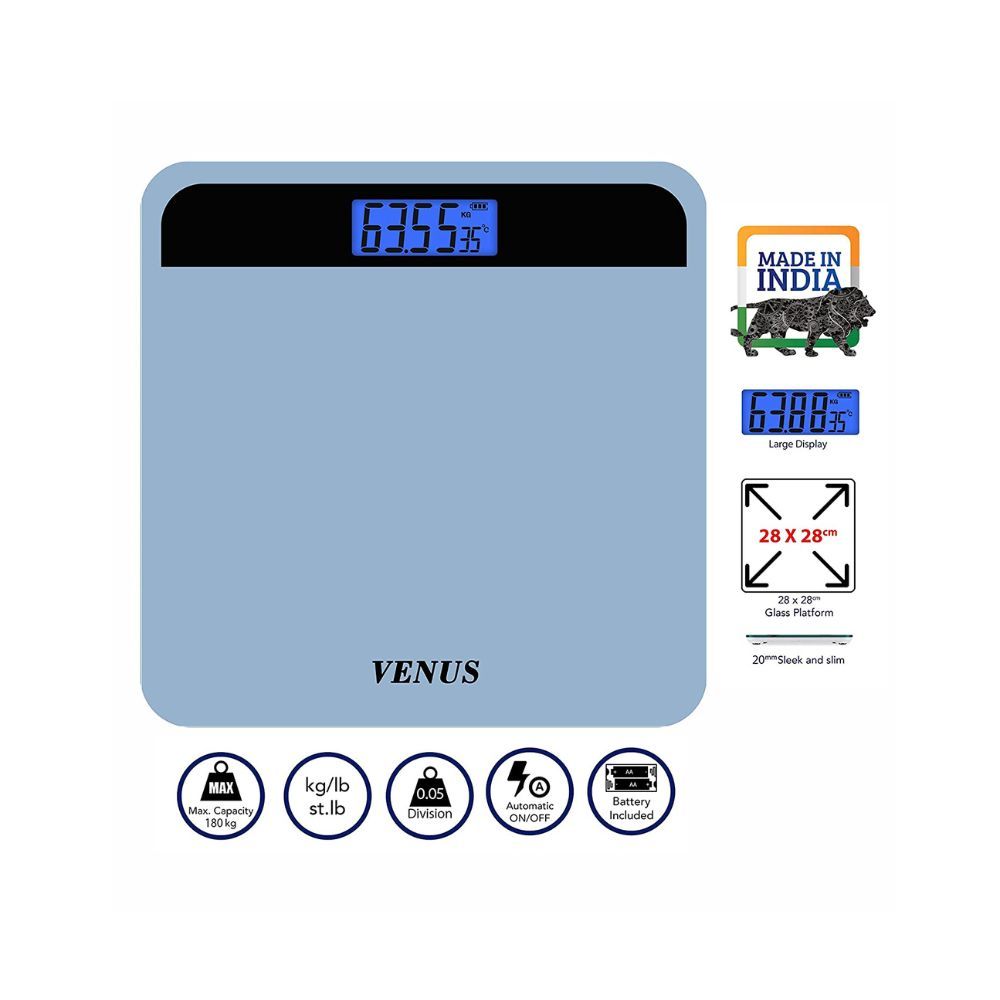 Venus Electronic Digital Personal Health Body Weight Machine EPS-2799 (Grey)