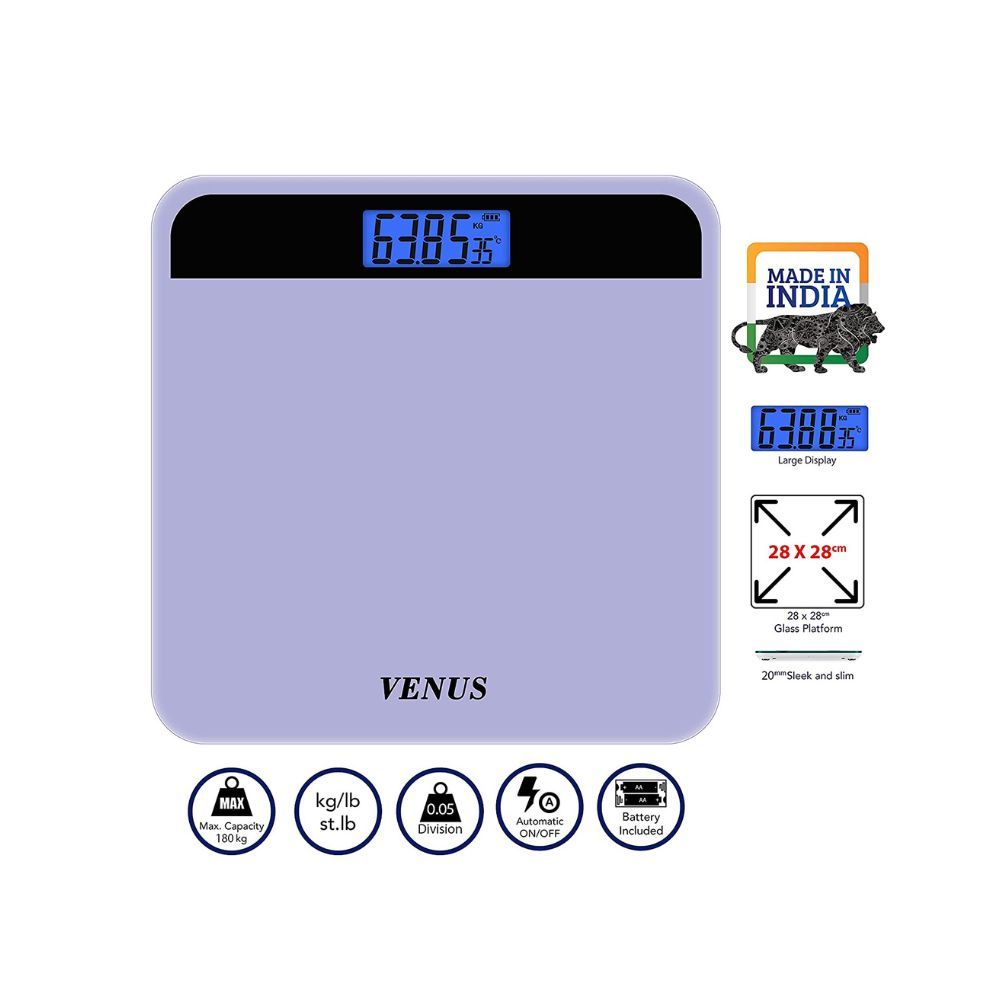 Venus (India) Electronic Digital Personal Bathroom Health Body Weight Machine Weighing Scales For Human Body