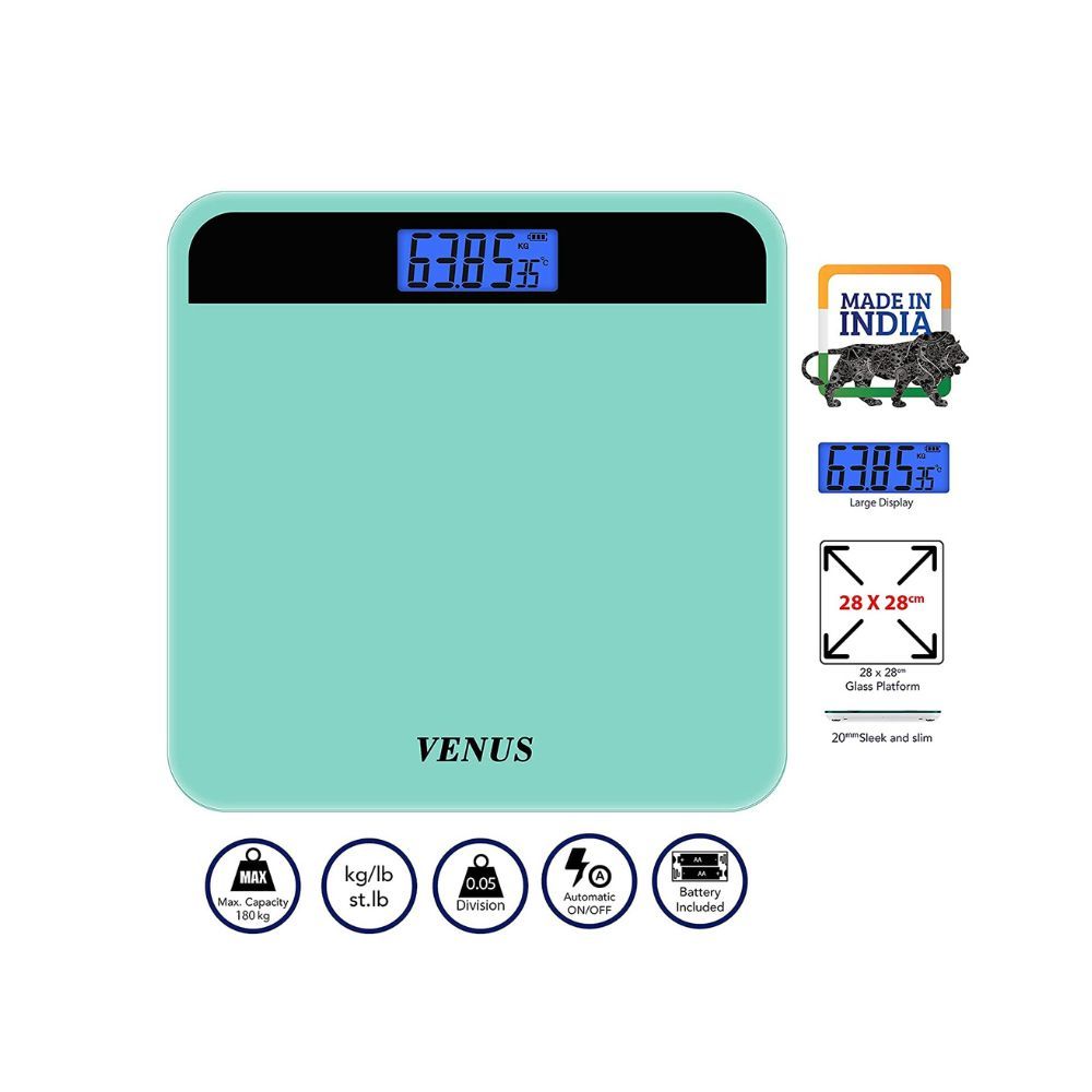 Venus (India) Electronic Digital Personal Bathroom Health Body Weight Weighing Scales