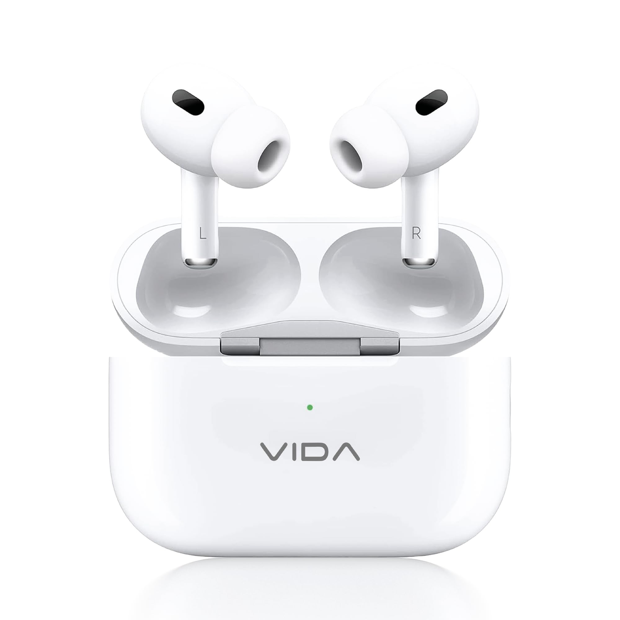 vida Beats Go - White  13mm Dynamic Drivers  Dual Speaker  40H Battery  Bluetooth 54  Type-C Fast Charging  Touch Control  Made in India