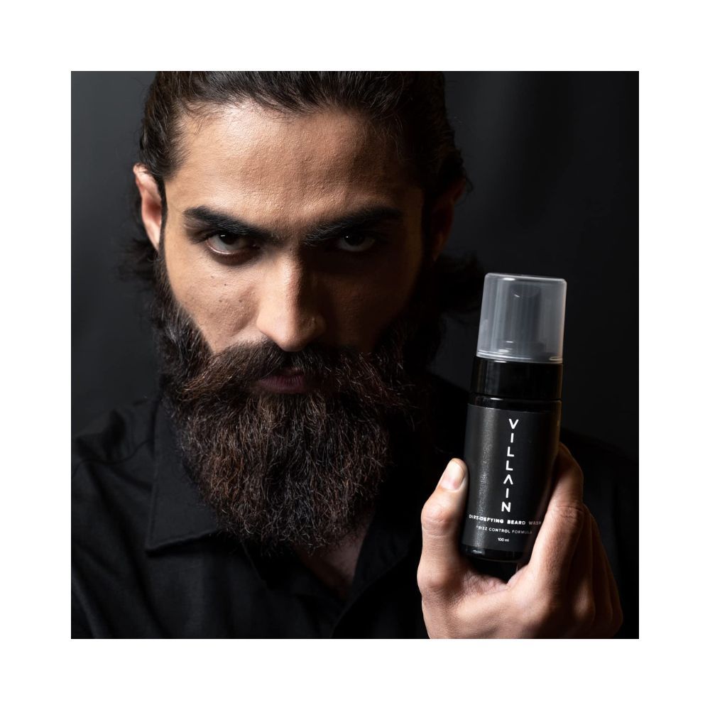 Villain Dirt-Defying Beard Wash for men - 100 ml | Active Cleansing