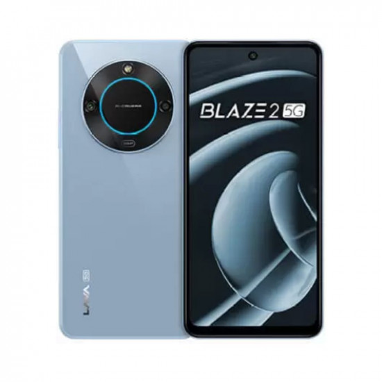 Vishwash mobiles LAVA Blaze 2 5G (Glass Blue, 64 GB) (4 GB RAM)