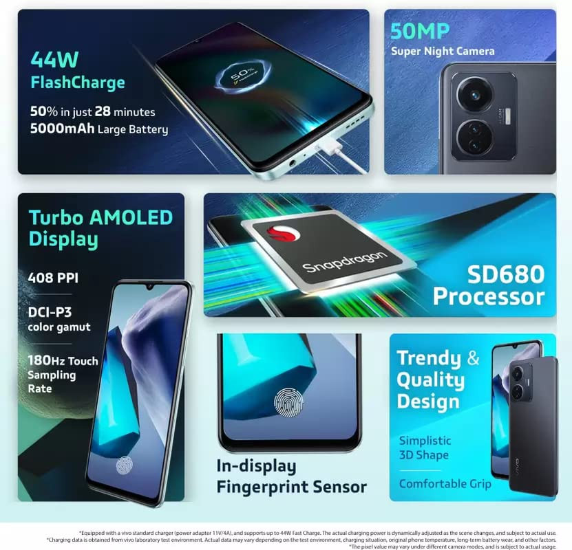 VIVO T1 44w Midnight Galaxy 4128GB