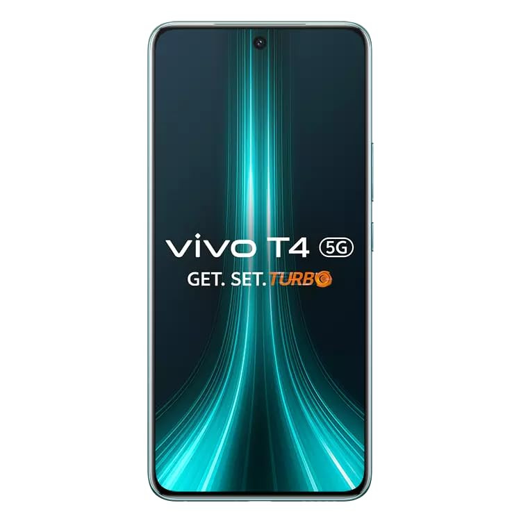 vivo T4 5G Emerald Blaze 12GB RAM256GB Storage Snapdragon 7s Gen 3  120Hz Quad-Curved AMOLED  7300mAh90W Fast Charge  50MP Sony OIS Camera  Military Grade Build  AI Photo Enhance  AI Erase